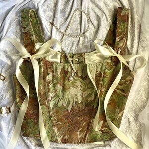 Vintage corset top for women